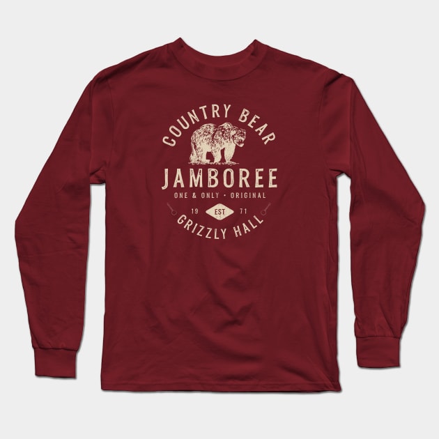 Country Bear Jamboree Long Sleeve T-Shirt by GoAwayGreen